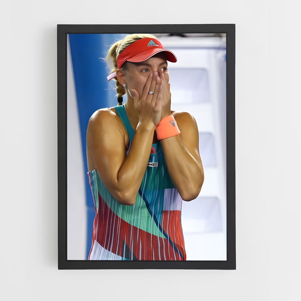 Poster Angelique kerber échange – affiche Tennis (vue 2)